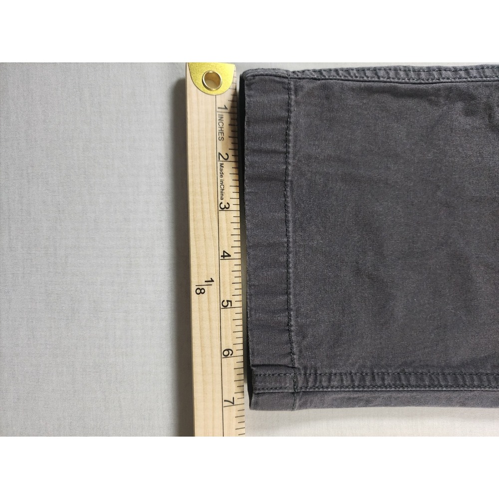LL Bean Double Knee Favorite Fit Cargo Stretch Pants Womens 12 Gray Straight Leg - Picture 3 of 10